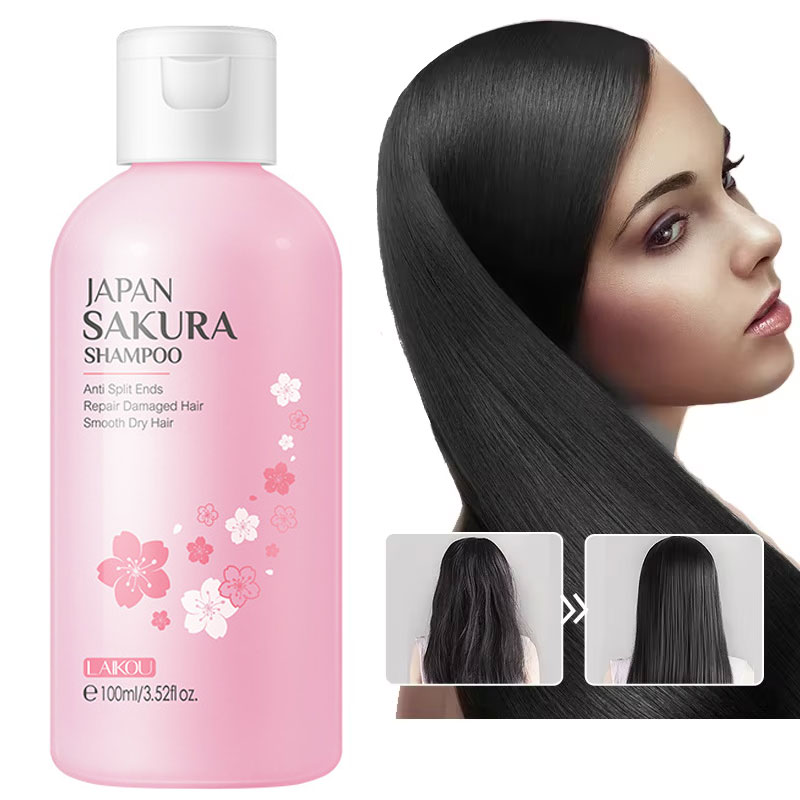 Hair Care Organic - شامبو ساكورا ياباني من LAIKOU لإصلاح