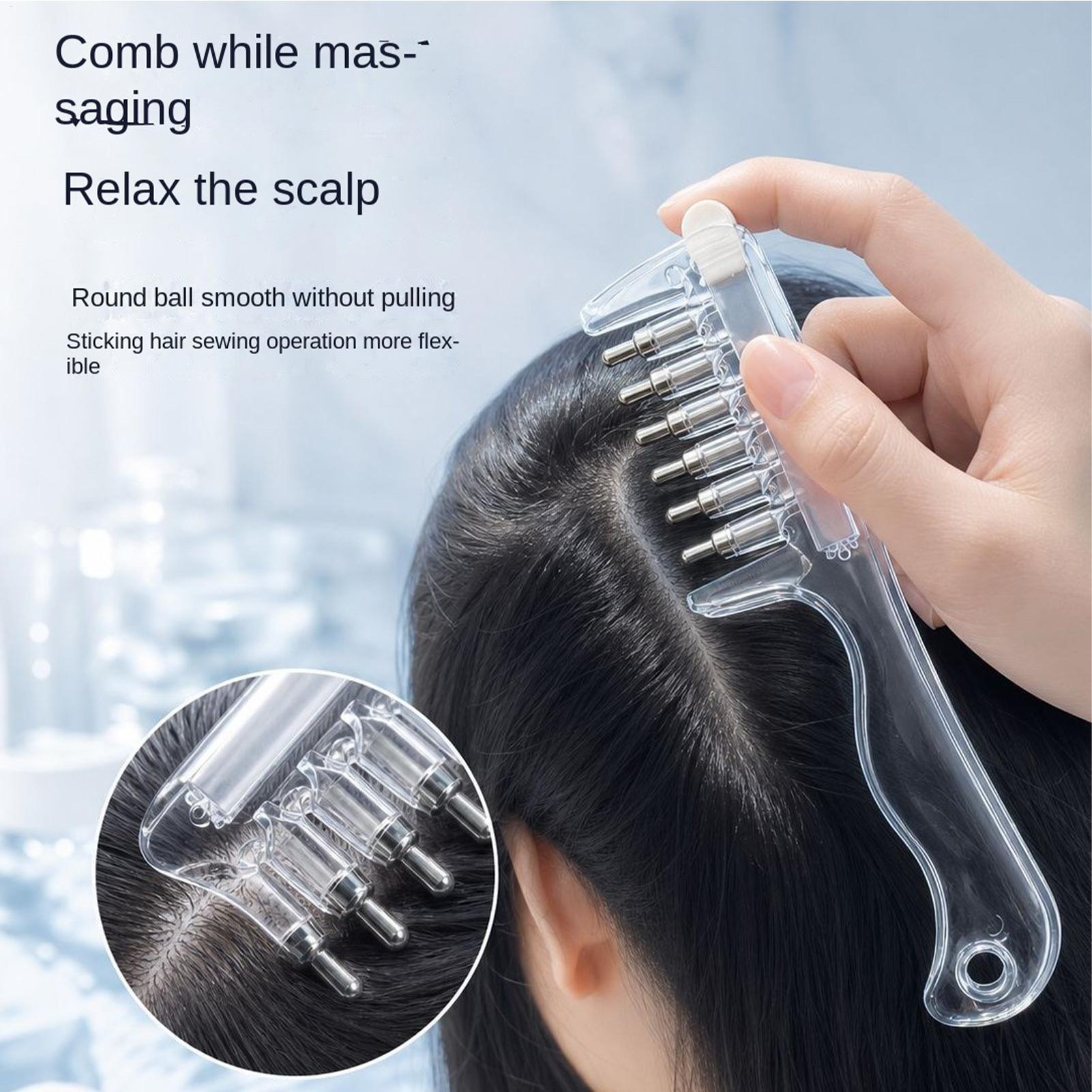 Hair Care Lotion - مشط شفاف محمول لتطبيق السائل على