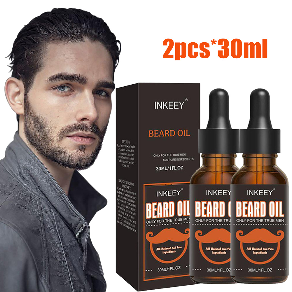Hair Care Organic - زيت العناية باللحية للرجال ، طبيعي