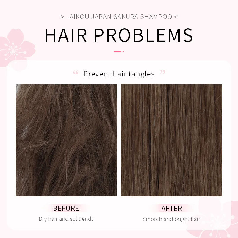 شامبو ساكورا ياباني من LAIKOU  - مراجعة Hair Care Organic وسعره