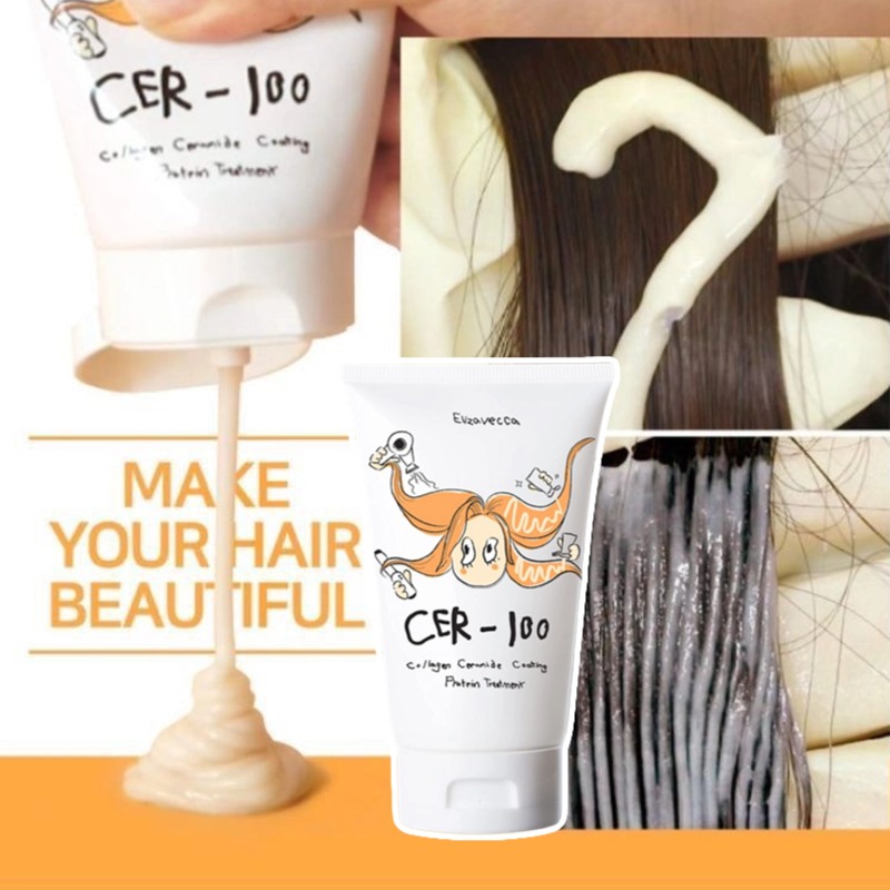 قناع الشعر بالكولاجين Cer-100  - مراجعة Hair Care Korean Products وسعره