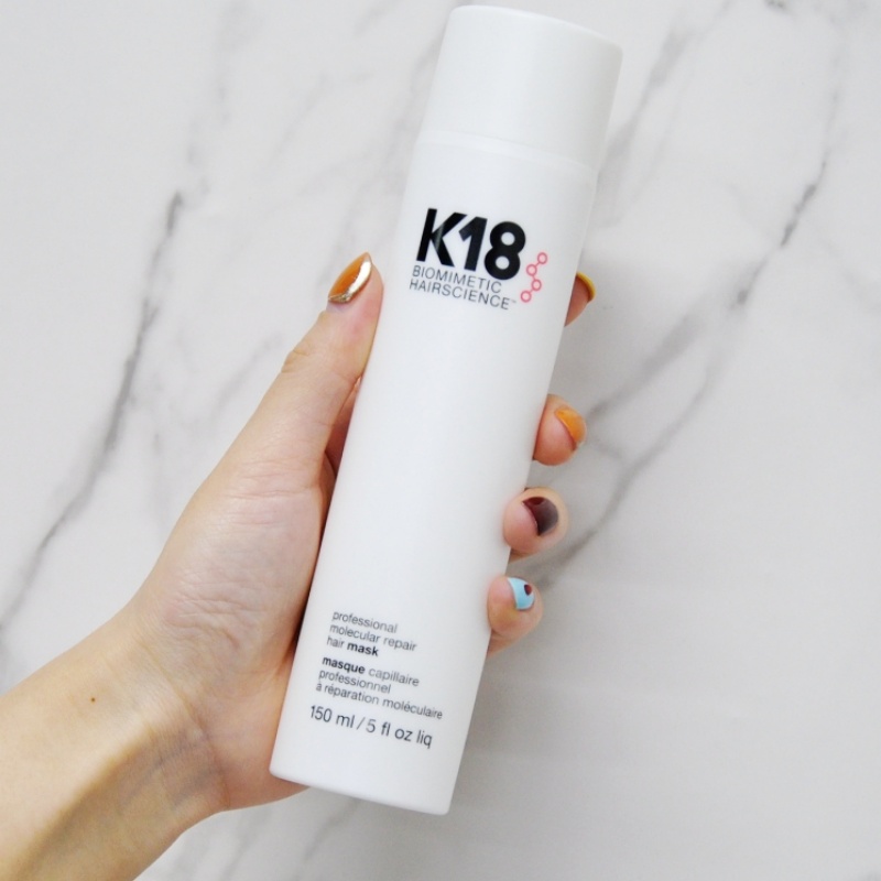 قناع الشعر الجزيئي لإصلاح الشع - مراجعة Hair Care K18 وسعره
