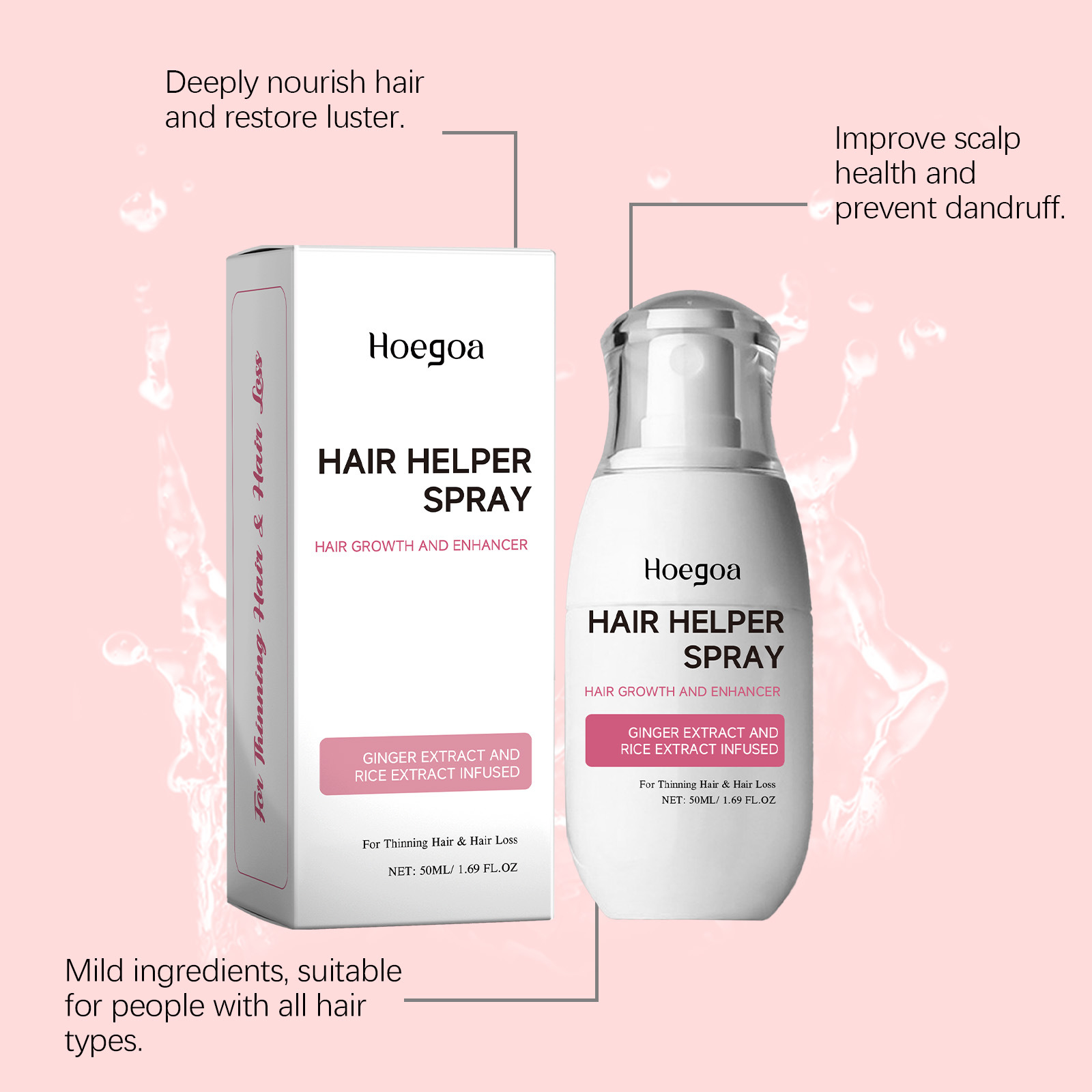 بخاخ العناية بالشعر الذي يُترك - مراجعة Hair Care Products وسعره