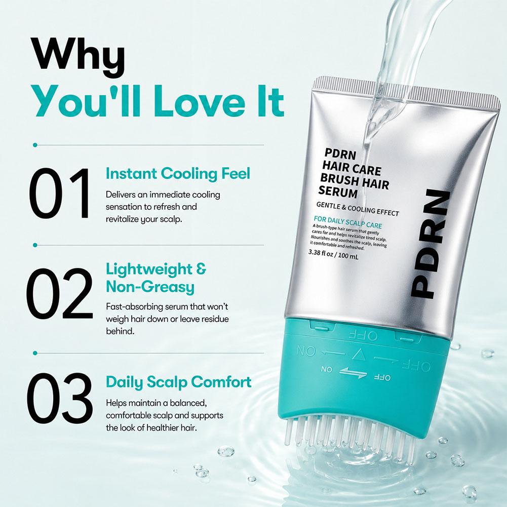 فرشاة العناية بالشعر PDRN، سير - مراجعة Hair Care Korean Products وسعره
